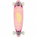 Dusters Cali1CDUS0CULTU33PYfornia Skateboards Culture Pink / Yellow Longboard Complete Skateboard - 8.5" x 33"