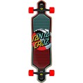 Santa Cruz Skateboards Wave Dot Splice Cruzer Drop Thru Cruiser Complete Skateboard - 9" x 36"