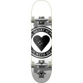 The Heart Supply Skateboards Badge Logo White Complete Skateboard - 8" x 32"