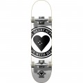 The Heart Supply Skateboards Badge Logo White Complete Skateboard - 8.25" x 32"
